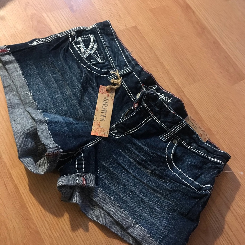 Denim shorts
